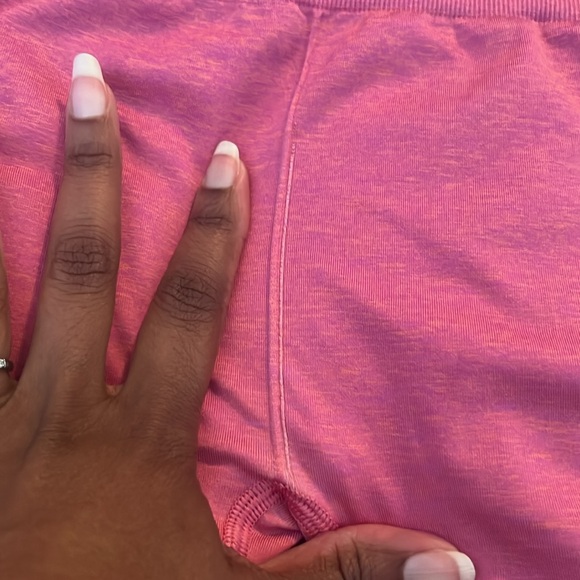 🦈 GYMSHARK Adapt Ombré Seamless Leggings - Pink/Orange - Medium - Picture 7 of 8